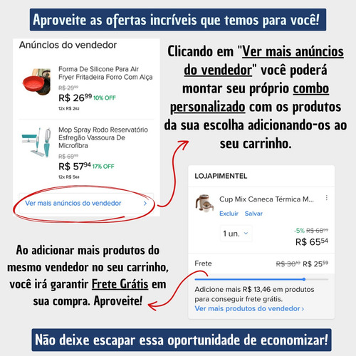 Kit 6 Fio Fada Cordão De Luz 2 Metros 20 Leds Branco Quente