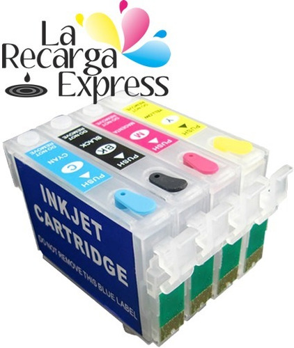 Cartuchos Recargables Epson 117con Chip T23 T24 Tx105 Tx115