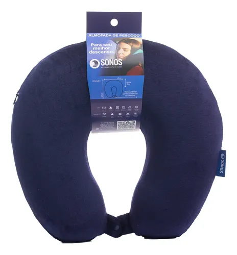 Almofada De Pescoço Sonos Tradicional Para Viagem E Descanso Cor ...