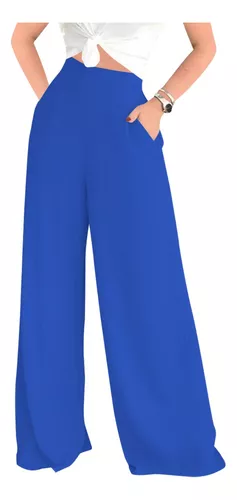 Pantalon Azul Rey Mujer