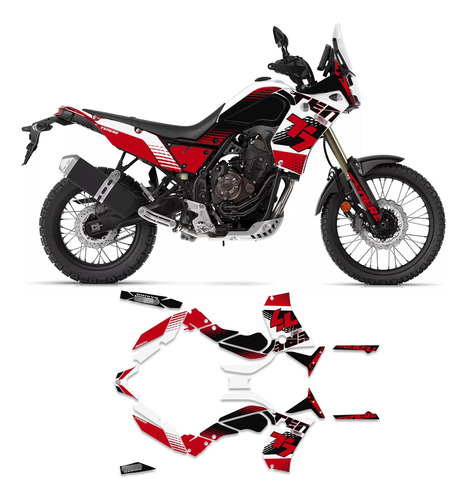 Adhesivo Carenado Adventure Para Yamaha Tenere 700 T700 T7