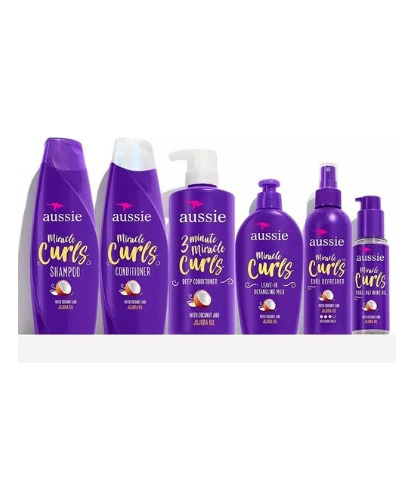 Aussie Miracle Curls Collection: Shampoo, Conditioner Spray
