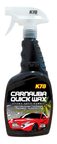 Carnauba Quick Wax Con Gatillo 600cc