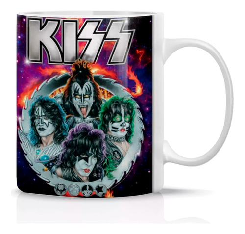 Tazón/taza/mug Banda Musica Kiss D6