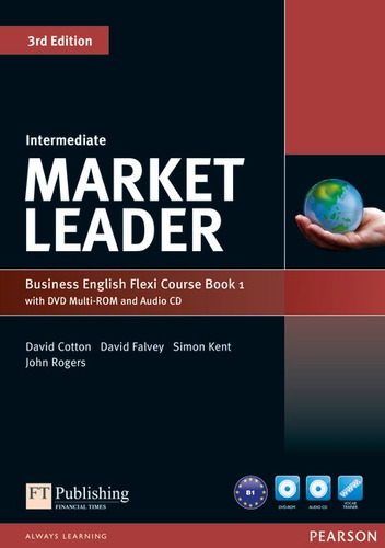 Market Leader 3Rd Edition Extra - Course Book/Practice File Flexi A Intermediate, de Cotton, David. Série Market Leader Editora Pearson Education do Brasil S.A., capa mole em inglês, 2015