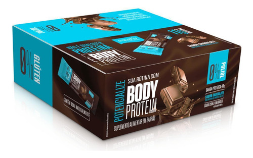 Barra Body Protein 11g Proteína Equaliv Cacau Caixa 9 Un