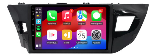 Kit Multimidia Corolla 14/17 9p Carplay Android Auto 2/32gb