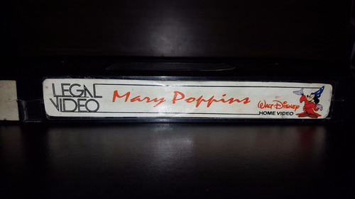 Mary Poppins Vhs Walt Disney Clasico Castellano Vhs Sin Caja