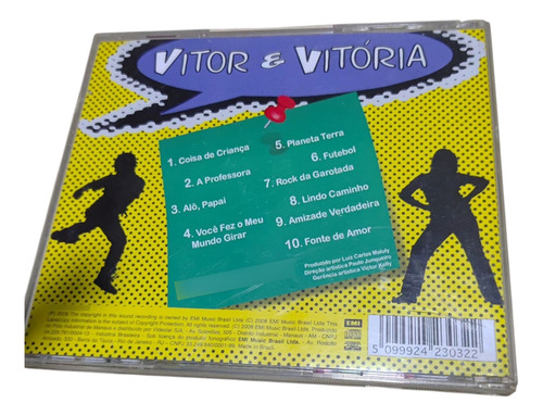 Cd Vitor E Vitoria Coisa De Criança Original Novo Deslacrado Estandar