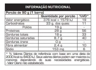 Whey Bar Power Protein Caixa 8 Unidades 90g - Max Titanium Sabor Cookies