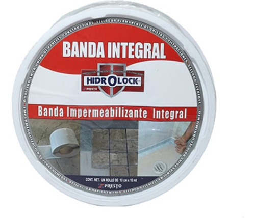 Udrolock Banda Integral 10cm X 10 Mts