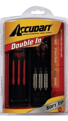 Accudart Doble En Set - Puntas De Acero.