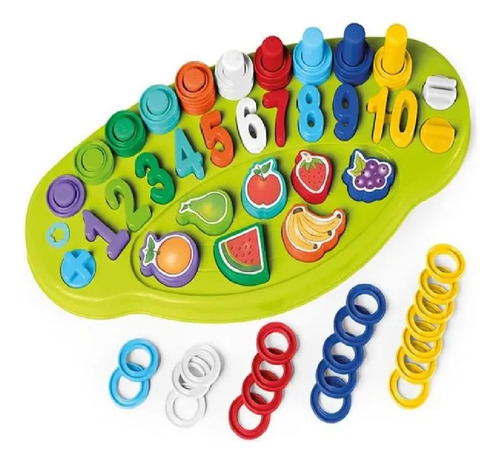 Brinquedo Infantil Conta Fácil Didático Matemática - Tateti Colorido