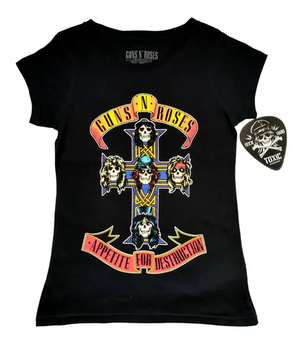 Blusa de guns n roses mujer new arrivals