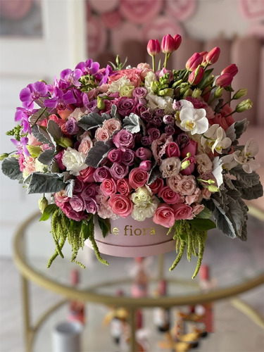 8 Caja Para Flores Y Regalos Carton Rígido Cilindro 30 Cm