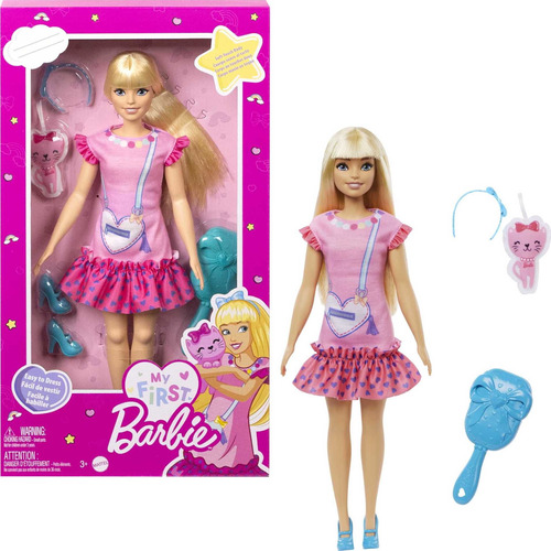 Mi Primera Muñeca Preescolar Barbie  Malibu  Con Cuerpo Suav