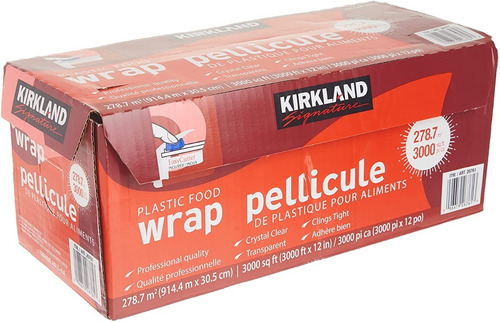 Plastico Adherente Para Alimentos Kirkland Signature Rollo