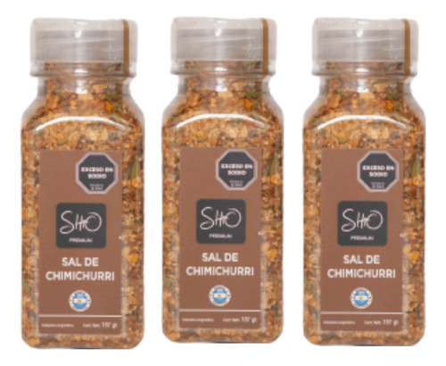 Sal De Chimichurri Pack X5u Shio Gourmet Por Mayor