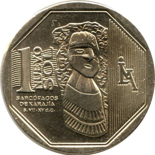 Moneda De Un Sol Sarcófagos De Karajía (2010)