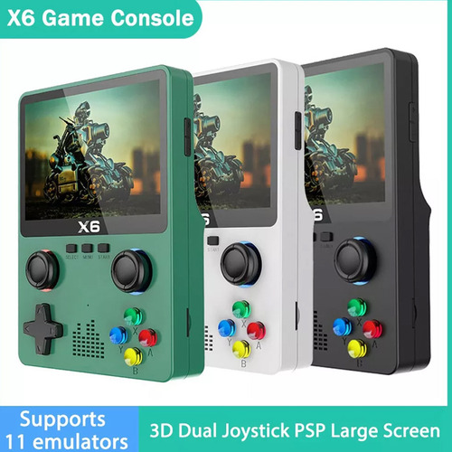 Juegos De Reproductor Portátil X6, Pantalla Ips 3.5 Pu