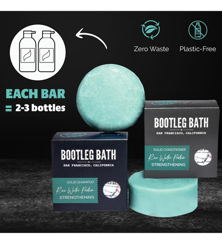 Conjunto De Shampoo E Condicionador Bootleg Bath Com Y