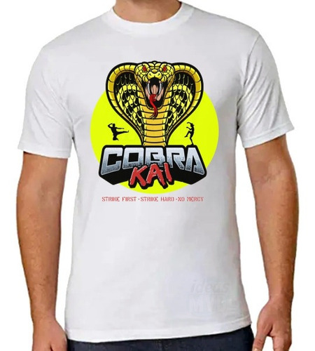 Remera Karte Kid Cobra Kai (blanca) Ideas Mvd