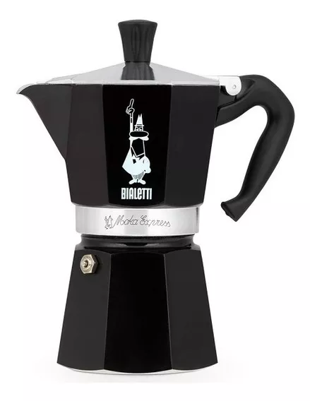 Bialetti Moka Express 3 Cups Cafetera Italiana Aluminio