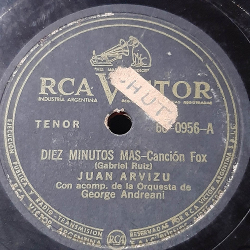 Pasta Juan Arvizu George Andreani Orq Rca Victor C265