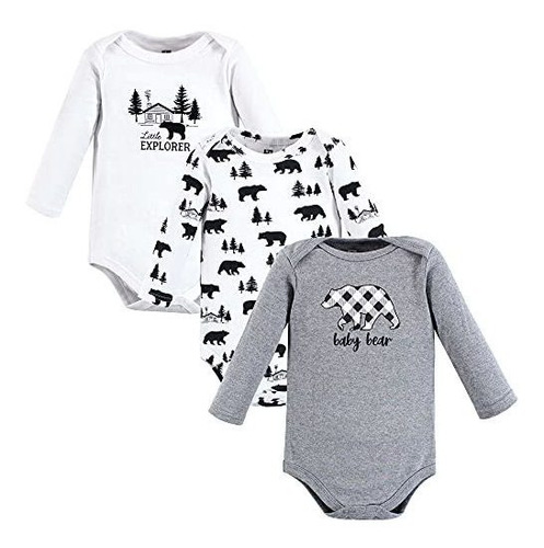 Chadson Baby Unisex Baby Cotton Long-sleeve Bodysuits Qzn9t