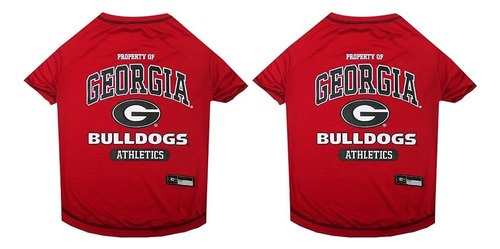 Camiseta Perros Ncaa Georgia Bulldogs, Tamaño Grande (...