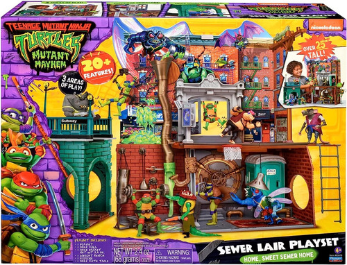 Tortugas Ninjas Playset Guarida De Alcantarilla E.full