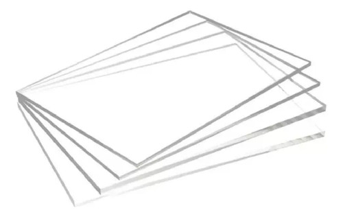 Placa Acrílico Transparente 30x30cm 3mm Corte Lámina Cristal