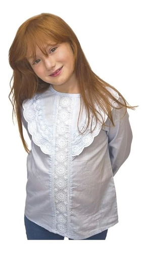 Imagen 1 de 10 de Blusa Algodón Bordada Bondad Kindness Ropa Niñas Witty Girls