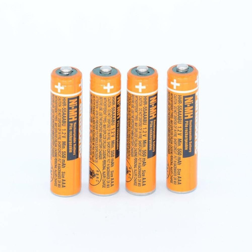4 Baterias Ni-mh Aaa Para Panasonic Hhr-55aaabu 1.2v