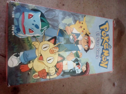 Antiguo Cassette Pokemon Vhs Original De Coleccion