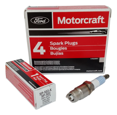 Bujía Motorcraft C2500 5.0 V8 1988 1989 1990 1991 1992 1993