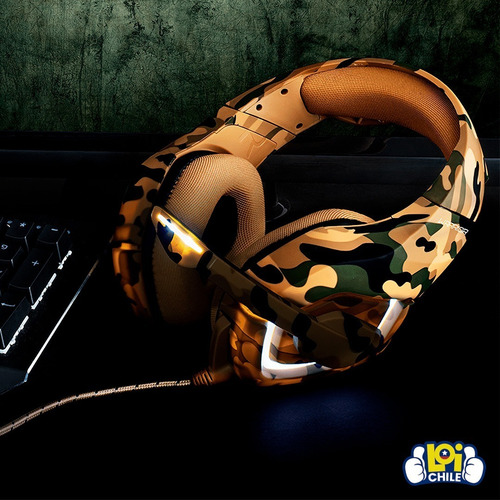 Audífonos Gamer Warrior Straton Army Loi Chile