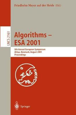 Libro Algorithms - Esa 2001 - F.meyer Auf Der Heide