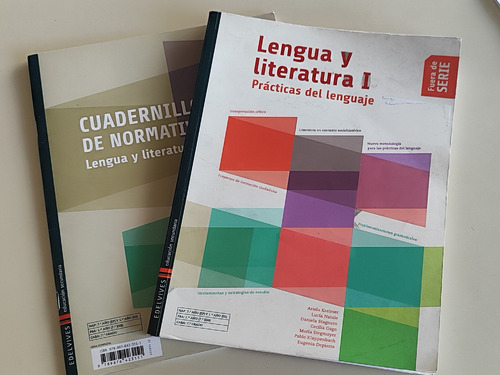 Libro Lengua Y Literatura 1 Y Cuadernillo De Nirmativa