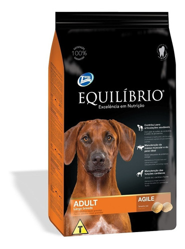 Racion Equilibrio Adulto Raza Grande 15kg + Regalo