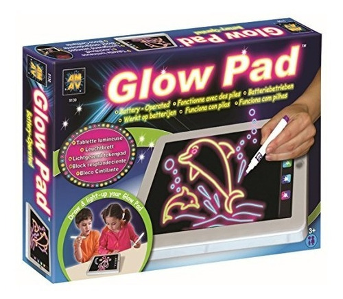 Amav Glow Pad - Tablero De Dibujo Portátil De Alta Tecnologí