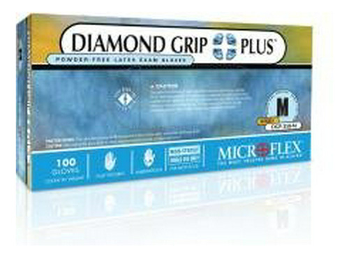 Microflex Dgp-350-l Diamond Grip Plus Dpg350 Guantes De Láte
