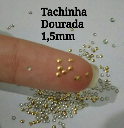 500 Tachinhas 1,5mm P/ Joias Pingente De Unhas Películas