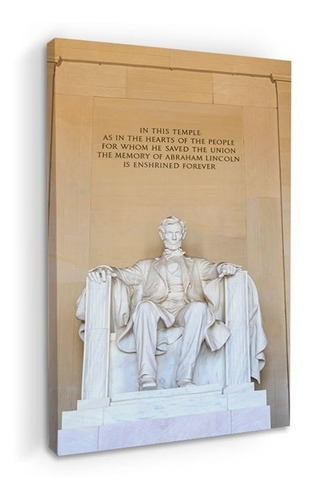 Cuadro Decor Canvas Monumento Abraham Lincoln Washington