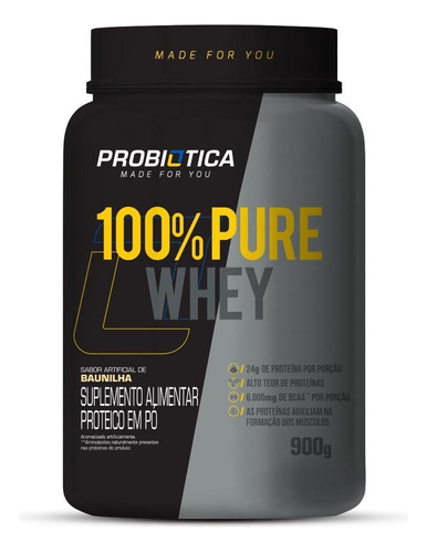 Pure Whey (900g) Cookies - Probiótica 100%
