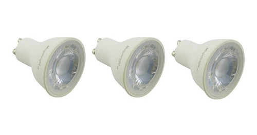 Amp. Led Megabright Par16 5.5w/3000k Gu-