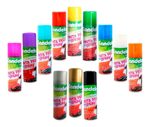 Imagen 2 de 6 de Pinta Pelo Candela X 80 Gr - Lollipop