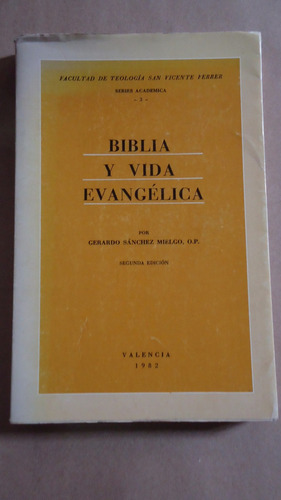 Biblia Y Vida Evangélica
