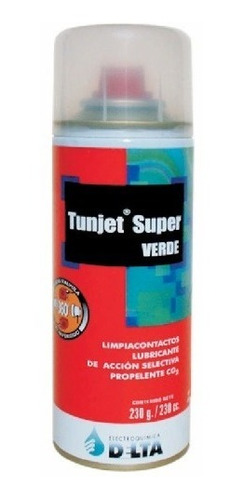 Tunjet Super Verde Delta Limpiacontactos 230g Potenciometro