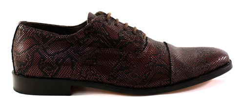 Zapato Hombre Cuero Reptil Diseño Milano2 By Ghilardi